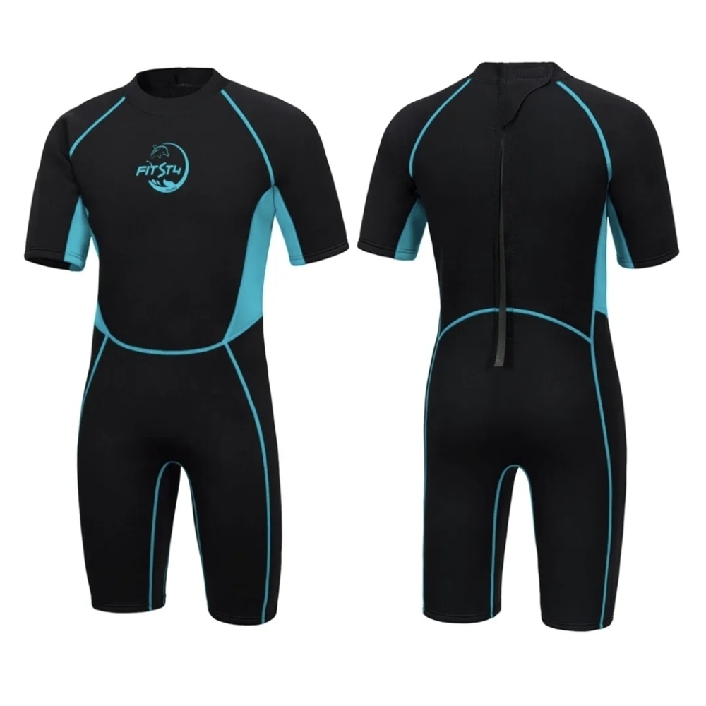 FitsT4 Kids Shorty 2.5mm Neoprene Thermal Wetsuit